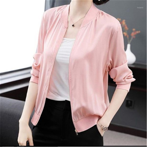 women's jackets 2021 large size spring thin basic zipper coat female long sleeve outwear clothes short jacket 3xl, Black;brown
women's jackets 2021 large size spring thin basic zipper coat female long sleeve outwear clothes short jacket 3xl, Black;brown
