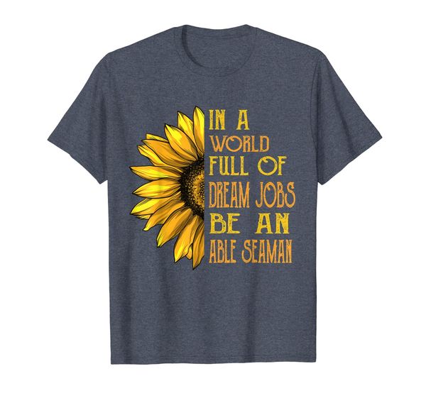 funny sunflower shirts able seaman shirts, White;black