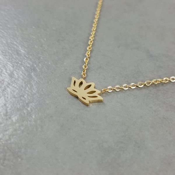 dainty lotus layered necklace buddhist jewelry vintage stainless steel rose gold flower collar women mothers day gift pendant necklaces, Silver
dainty lotus layered necklace buddhist jewelry vintage stainless steel rose gold flower collar women mothers day gift pendant necklaces, Silver