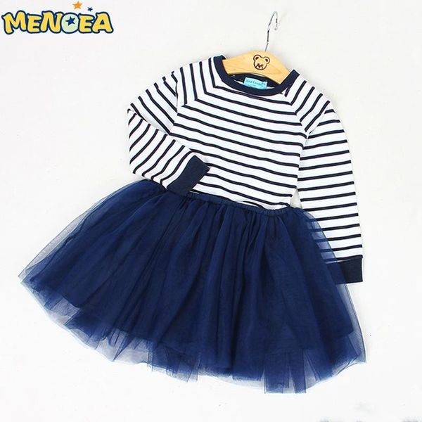 girl's dresses menoea autumn girls new casual style striped clothes long sleeve mesh design for kids 3-7y tp8t, Red;yellow
girl's dresses menoea autumn girls new casual style striped clothes long sleeve mesh design for kids 3-7y tp8t, Red;yellow