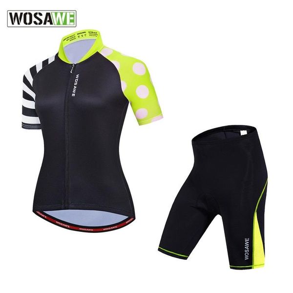 racing sets wosawe summer women cycling jersey set breathable short sleeve bike bicycle jerseys gel pad shorts tights clothing suit, Black;blue
racing sets wosawe summer women cycling jersey set breathable short sleeve bike bicycle jerseys gel pad shorts tights clothing suit, Black;blue