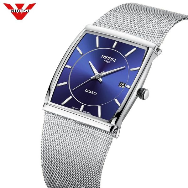 wristwatches nibosi mens watches gold square analog quartz watch men wristwatch waterproof male wrist man mesh clock, Slivery;brown
wristwatches nibosi mens watches gold square analog quartz watch men wristwatch waterproof male wrist man mesh clock, Slivery;brown