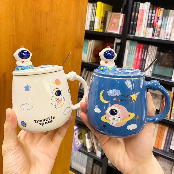 mugs creative cartoon ceramic mug with lid spoon personality astronaut planet water cup student tea couple coffee
mugs creative cartoon ceramic mug with lid spoon personality astronaut planet water cup student tea couple coffee