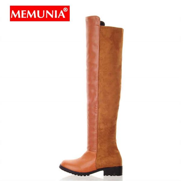 boots plus size 34-42 2021 fashion knee high sqaure low heel autumn winter ladies shoes women's, Black
boots plus size 34-42 2021 fashion knee high sqaure low heel autumn winter ladies shoes women's, Black