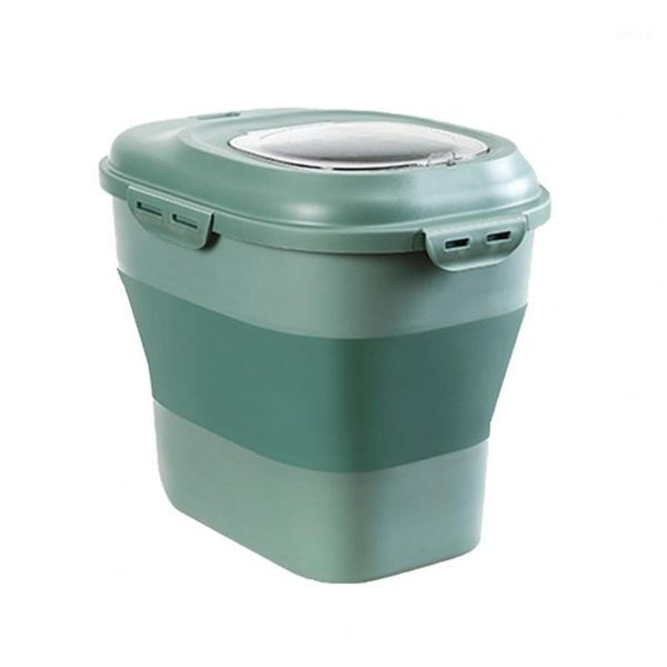 storage bottles & jars wholesales 25kg rice container foldable double sealing ring pp household flour holder for kitchen
storage bottles & jars wholesales 25kg rice container foldable double sealing ring pp household flour holder for kitchen
