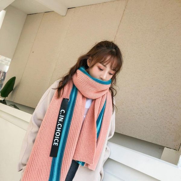 scarves scarf female winter korean all-match student knitted thick wool long solid warm shawl bufanda mujer, Blue;gray
scarves scarf female winter korean all-match student knitted thick wool long solid warm shawl bufanda mujer, Blue;gray