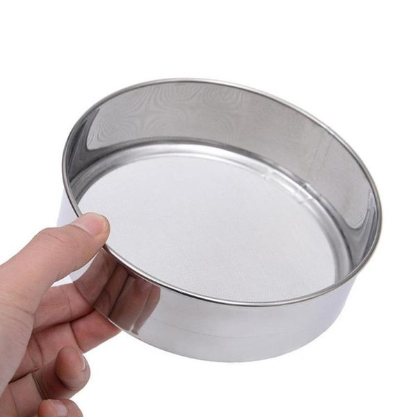 stainless steel mesh flour sifting sifter sieve strainer baking kitchen tool professional round & pastry tools
stainless steel mesh flour sifting sifter sieve strainer baking kitchen tool professional round & pastry tools