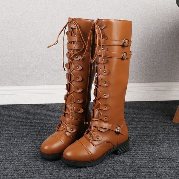 lace up knee high boots women fashion boots flats shoes woman square heel rubber flock boots botas winter, Black
lace up knee high boots women fashion boots flats shoes woman square heel rubber flock boots botas winter, Black