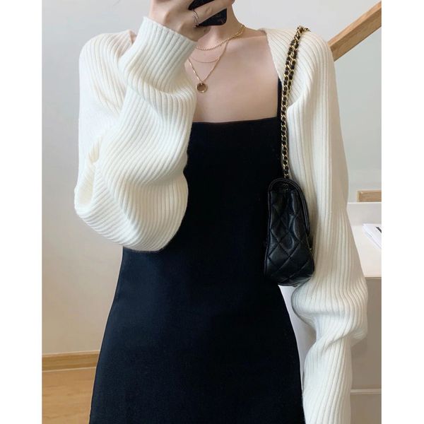 autumn women mini long sleeve vintage bodycon black knitted dress 2 pcs 210415, Black;gray
autumn women mini long sleeve vintage bodycon black knitted dress 2 pcs 210415, Black;gray