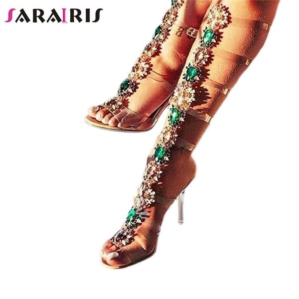 fashion big size 34-43 crystal ladies high heels belt buckle shoes woman casual party summer mid calf sandals, Black
fashion big size 34-43 crystal ladies high heels belt buckle shoes woman casual party summer mid calf sandals, Black