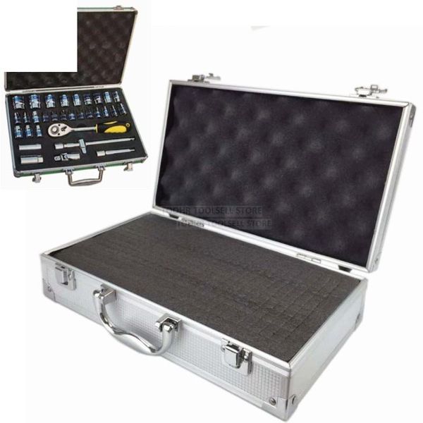 portable aluminum tool box outdoor safety equipment case instrument suitcase hardware storage with pre-cut sponge organizers
portable aluminum tool box outdoor safety equipment case instrument suitcase hardware storage with pre-cut sponge organizers