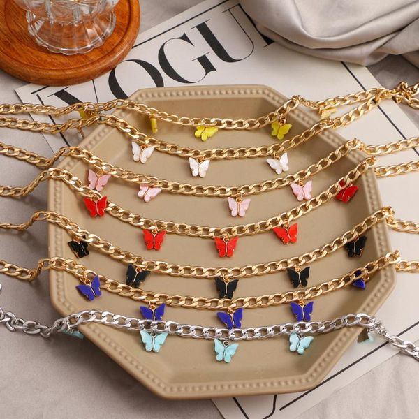 pendant necklaces kiss wife trendy cute butterfly necklace for women crystal chain choker 2021 fashion jewelry friends gifts, Silver
pendant necklaces kiss wife trendy cute butterfly necklace for women crystal chain choker 2021 fashion jewelry friends gifts, Silver