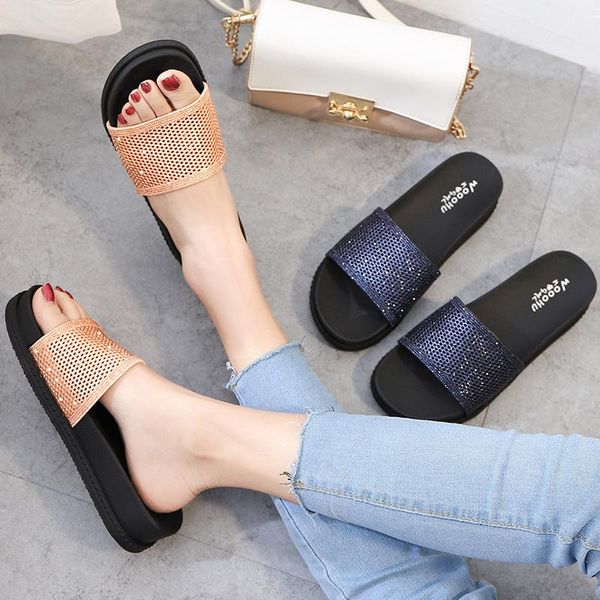 slippers 2021 fashion indoor outdoor summer women's mid-heel sandals thick-soled flip-flops, Black
slippers 2021 fashion indoor outdoor summer women's mid-heel sandals thick-soled flip-flops, Black
