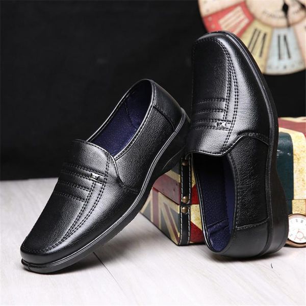 men's business dress casual shoes for man soft genuine leather zapato vestir hombre marcas, Black
men's business dress casual shoes for man soft genuine leather zapato vestir hombre marcas, Black