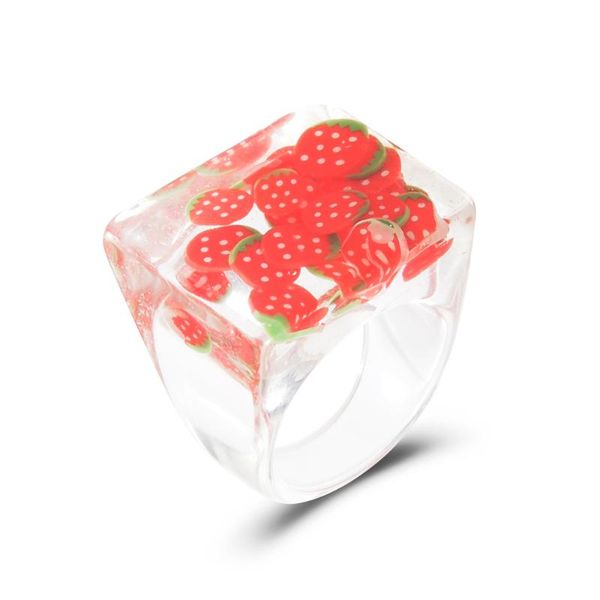 wedding rings sweet fruit epoxy square ring transparent resin jewelry cute for women colorful party gifts, Slivery;golden
wedding rings sweet fruit epoxy square ring transparent resin jewelry cute for women colorful party gifts, Slivery;golden