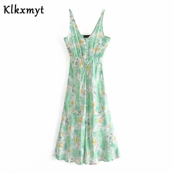 casual dresses klkxmyt 2021 women fashion folral print camisole midi dress ladies backless thin straps female beach style vestidos, Black;gray
casual dresses klkxmyt 2021 women fashion folral print camisole midi dress ladies backless thin straps female beach style vestidos, Black;gray