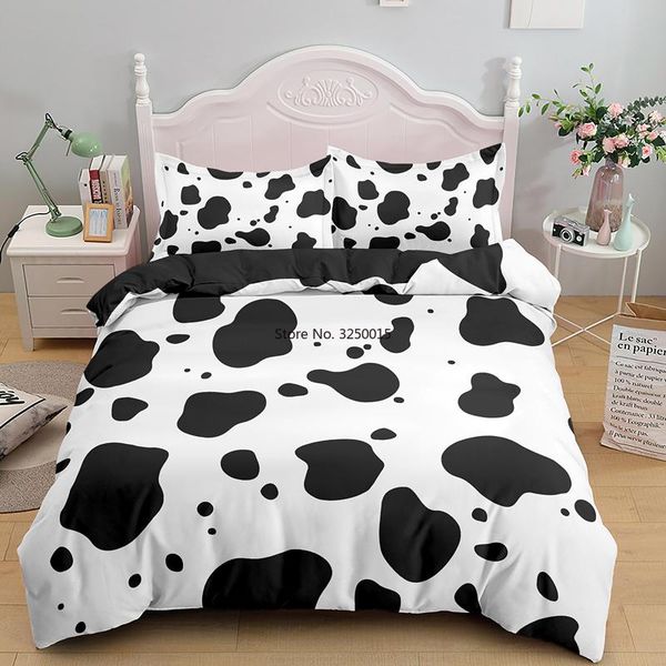 bedding sets home textile cow skin spot duvet cover set single double king size abstract quilt covers with pillowcase
bedding sets home textile cow skin spot duvet cover set single double king size abstract quilt covers with pillowcase