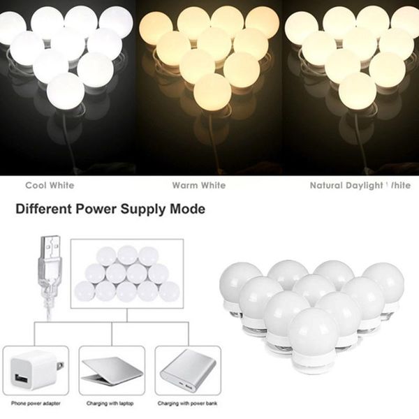 wall lamp 3 color led makeup mirror light bulb hollywood vanity lights stepless dimmable 10 bulbs kit for dressing table
wall lamp 3 color led makeup mirror light bulb hollywood vanity lights stepless dimmable 10 bulbs kit for dressing table