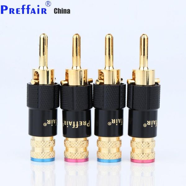 smart power plugs 4pcs preffair ba1410 gold/rhodium plated banana rca plug connector speaker cd hifi terminal 
smart power plugs 4pcs preffair ba1410 gold/rhodium plated banana rca plug connector speaker cd hifi terminal