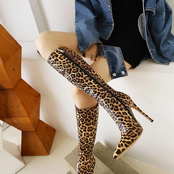 boots aiweiyi stiletto leopard print pointed toe thin high heels ladies thigh fur warm winter knee, Black
boots aiweiyi stiletto leopard print pointed toe thin high heels ladies thigh fur warm winter knee, Black