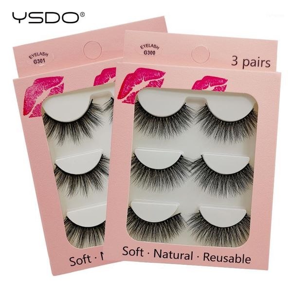 3 pairs mink eyelashes natural long 3d lashes cruelty extension maquiagem false cilios1
3 pairs mink eyelashes natural long 3d lashes cruelty extension maquiagem false cilios1