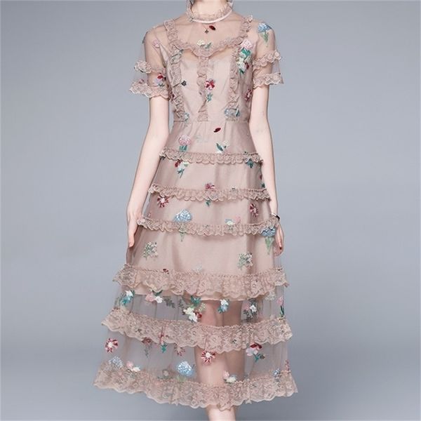 summer women lace patchwork mesh embroidery ruffles cake dresses retro stand collar short sleeve boho sweet long dress 210519, Black;gray
summer women lace patchwork mesh embroidery ruffles cake dresses retro stand collar short sleeve boho sweet long dress 210519, Black;gray