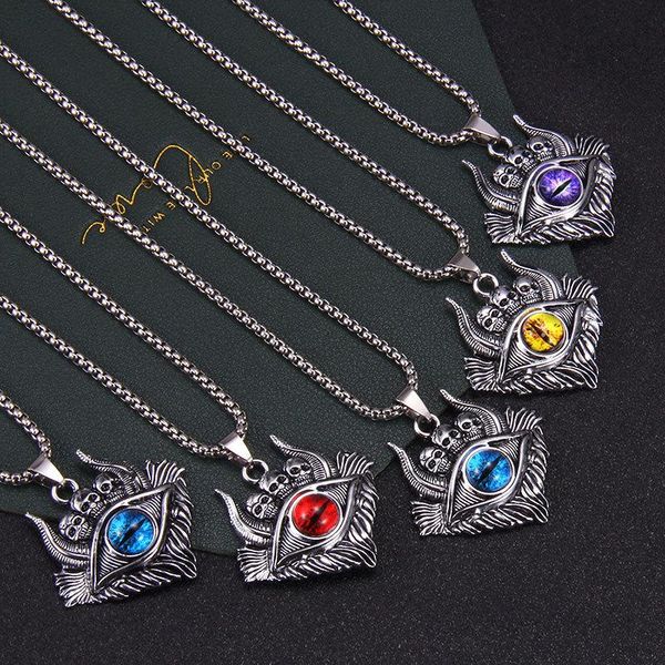 pendant necklaces demon evil eyes skull necklace for men women chain hiphop gothic fashion trendy pendants jewelry street boys girls hallowe, Silver
pendant necklaces demon evil eyes skull necklace for men women chain hiphop gothic fashion trendy pendants jewelry street boys girls hallowe, Silver