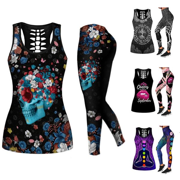 legging print fitness sports clothing women yoga gym set sport 2 stuck suits needless leggins outfit workout tank vest broek, Black
legging print fitness sports clothing women yoga gym set sport 2 stuck suits needless leggins outfit workout tank vest broek, Black