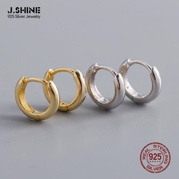 hoop & huggie jshine minimalist fine round glossy 100% s925 sterling silver earring women smooth circle ear buckle 925 earrings, Golden;silver
hoop & huggie jshine minimalist fine round glossy 100% s925 sterling silver earring women smooth circle ear buckle 925 earrings, Golden;silver