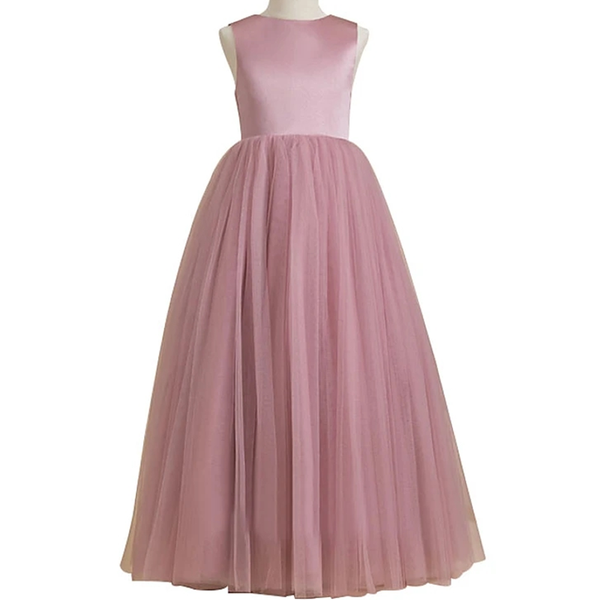 girl's dresses a-line floor length flower girl party chiffon sleeveless jewel neck with pleats, Red;yellow
girl's dresses a-line floor length flower girl party chiffon sleeveless jewel neck with pleats, Red;yellow