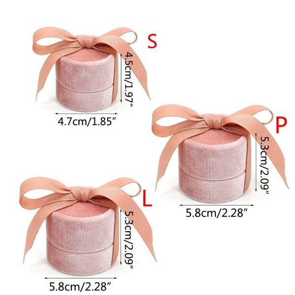 jewelry pouches, bags creative ribbon pendant necklace box round bowknot wedding engagement ring earrings packaging gift display case, Pink;blue
jewelry pouches, bags creative ribbon pendant necklace box round bowknot wedding engagement ring earrings packaging gift display case, Pink;blue