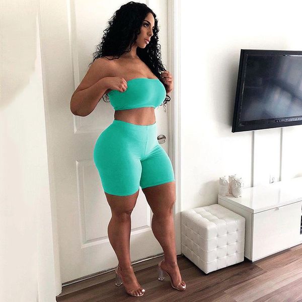 women's shorts leisure suit sports fitness running exercise high elasticity tight elasticated small tube 2 piece set two dress, White
women's shorts leisure suit sports fitness running exercise high elasticity tight elasticated small tube 2 piece set two dress, White