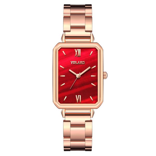 yolako watches for business ladies square roman twill gradient color watch women fashion designers steel band quartz clock foreign trade wr, Slivery;brown
yolako watches for business ladies square roman twill gradient color watch women fashion designers steel band quartz clock foreign trade wr, Slivery;brown