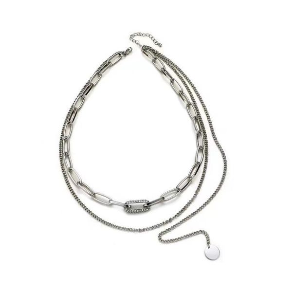 chains european and american personality simple wild stitching necklace female ins hip-hop style niche design long clavicle chain, Silver
chains european and american personality simple wild stitching necklace female ins hip-hop style niche design long clavicle chain, Silver