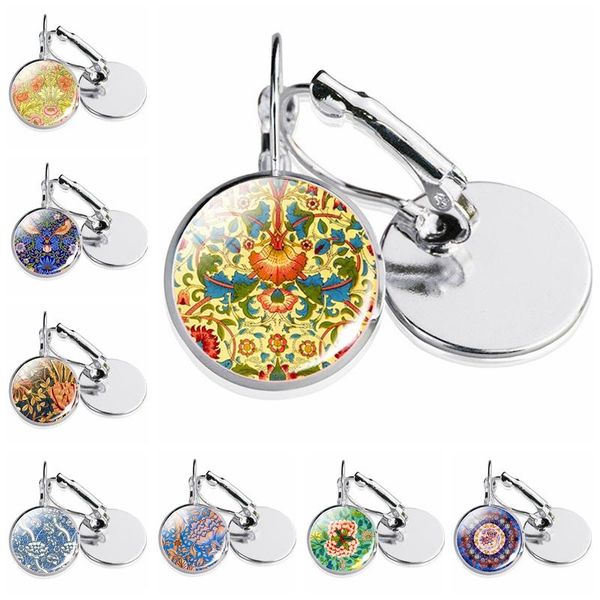 hoop & huggie arrival flower and bird world 16mm round earring glass cabochon art jewelry women earrings ear hook lover gifts, Golden;silver
hoop & huggie arrival flower and bird world 16mm round earring glass cabochon art jewelry women earrings ear hook lover gifts, Golden;silver