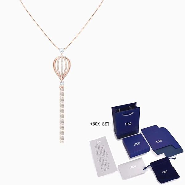 chains into the sky pendant necklace elegant air balloon modeling crystal female trend jewelry gift, Silver
chains into the sky pendant necklace elegant air balloon modeling crystal female trend jewelry gift, Silver