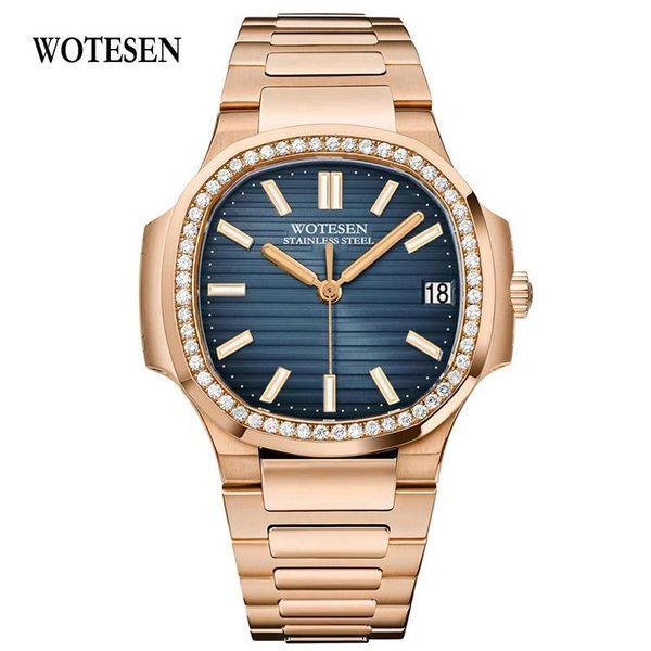 wristwatches wotesen fashion mens diamond watches quartz men steel army military male business waterproof, Slivery;brown
wristwatches wotesen fashion mens diamond watches quartz men steel army military male business waterproof, Slivery;brown