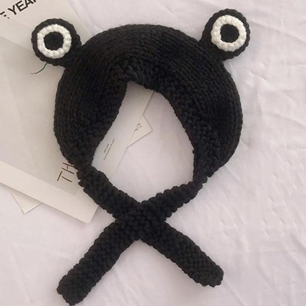 beanie/skull caps hats winter fashion cute girl frog eyes solid color knitted ear cover earmuff hat, Blue;gray
beanie/skull caps hats winter fashion cute girl frog eyes solid color knitted ear cover earmuff hat, Blue;gray