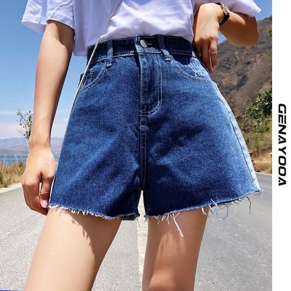 genayooa patchwork denim feminino summer korean style blue high waist shorts jeans ladies short femme 210417, White;black
genayooa patchwork denim feminino summer korean style blue high waist shorts jeans ladies short femme 210417, White;black