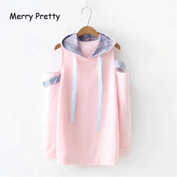 merry pretty women off shoulder pink hooded sweatshirts spring long sleeve drawstring pullover femme sweet style hoodies 210526, Black
merry pretty women off shoulder pink hooded sweatshirts spring long sleeve drawstring pullover femme sweet style hoodies 210526, Black