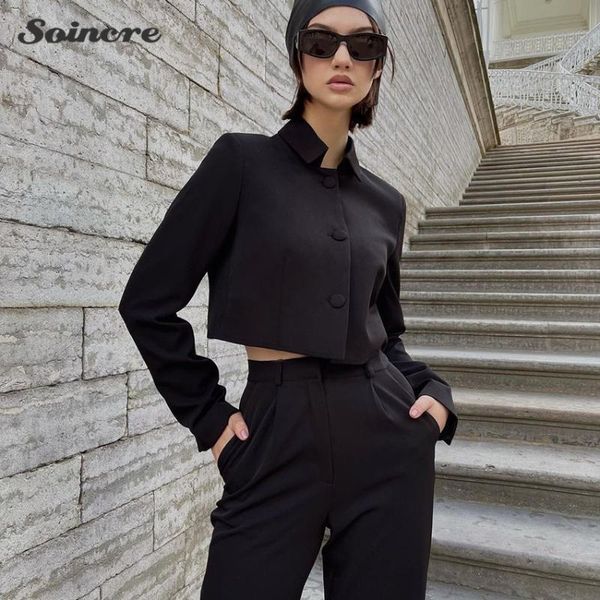 women's two piece pants office suit 2 outfits women 2021 fashion black lapel long sleeve crop shirt with straight trousers ladies pleat, White
women's two piece pants office suit 2 outfits women 2021 fashion black lapel long sleeve crop shirt with straight trousers ladies pleat, White