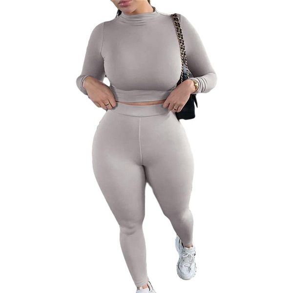 gym clothing 2021 fashion trend 2-pcs women's long sleeve sportswear solid color elastic crop tight-fitting pant outfit autumn sets, White;black
gym clothing 2021 fashion trend 2-pcs women's long sleeve sportswear solid color elastic crop tight-fitting pant outfit autumn sets, White;black