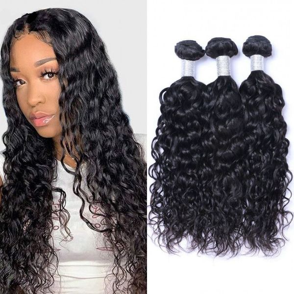 malaysian hair wefts water wave human hair bundles non remy double weft natural color 3 4 pcs 8-26 inches, Black
malaysian hair wefts water wave human hair bundles non remy double weft natural color 3 4 pcs 8-26 inches, Black