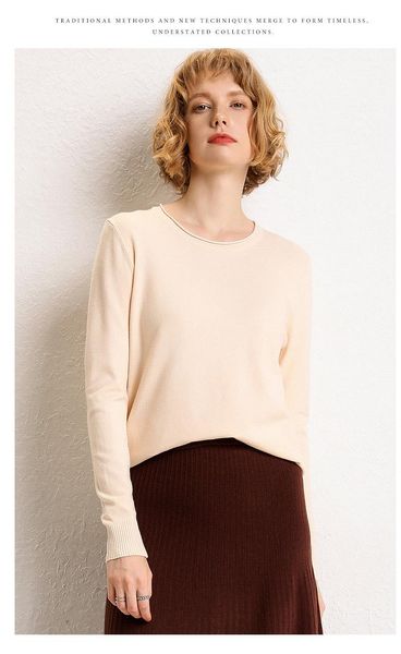 women's sweaters sweater women long sleeve with korean version knitted shirt female crew neck thin loose and comfortable, White;black
women's sweaters sweater women long sleeve with korean version knitted shirt female crew neck thin loose and comfortable, White;black