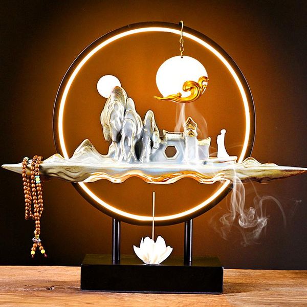 backflow led large chinese incense burner ceramic zen garden diffuser flowing fountain quemador de incienso scent fragrance lamps
backflow led large chinese incense burner ceramic zen garden diffuser flowing fountain quemador de incienso scent fragrance lamps
