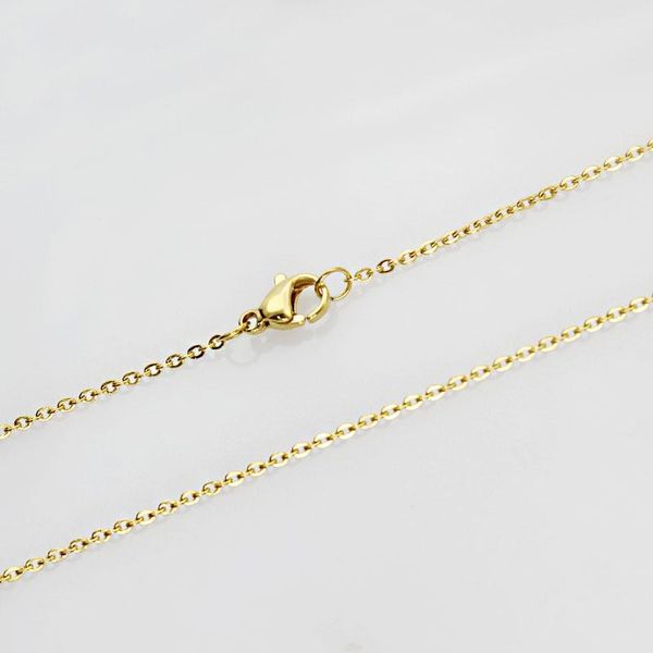 chains fashion jewelry width 1.5mm titanium steel color gold necklace woman accessories, Silver
chains fashion jewelry width 1.5mm titanium steel color gold necklace woman accessories, Silver