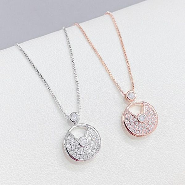 chains botu 2021 fashion round shape necklace women's simple zircon creative lucky charm pendant student jewelry for women, Silver
chains botu 2021 fashion round shape necklace women's simple zircon creative lucky charm pendant student jewelry for women, Silver