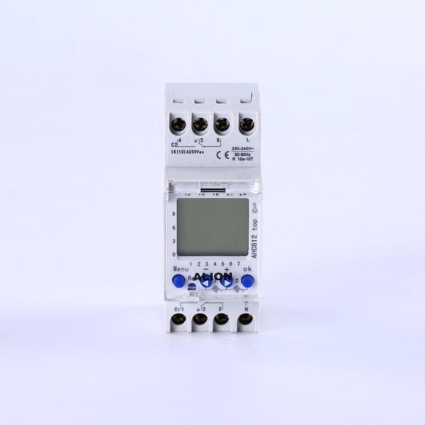 timers ahc812 220v ac 16a 2 channels weekly programmable lcd digital time switch, din rail timer switch with 6 languages
timers ahc812 220v ac 16a 2 channels weekly programmable lcd digital time switch, din rail timer switch with 6 languages