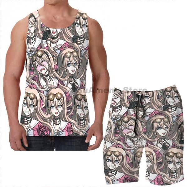 men's tracksuits summer funny print men tank women miu iruma beach shorts sets fitness vest, Gray
men's tracksuits summer funny print men tank women miu iruma beach shorts sets fitness vest, Gray