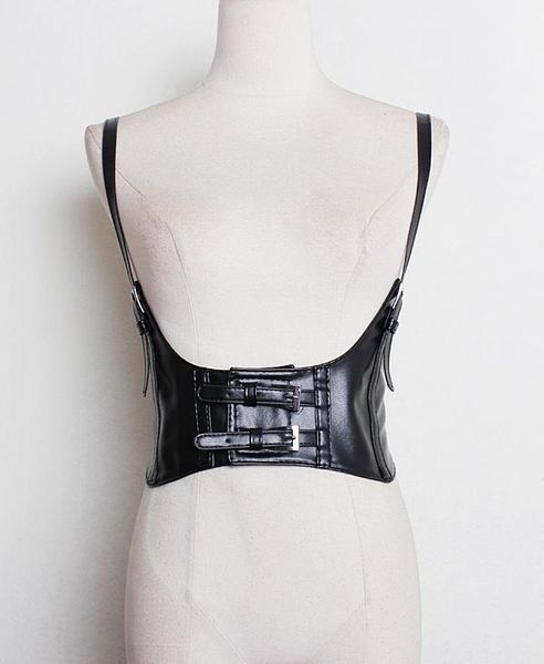 belts women's runway fashion pu leather elastic vest cummerbunds female dress corsets waistband decoration wide belt tb1351, Black;brown
belts women's runway fashion pu leather elastic vest cummerbunds female dress corsets waistband decoration wide belt tb1351, Black;brown